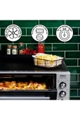 Cookart Maxi Çift Camlı Fırın 50 lt Inox Ar2002 thumbnail 3