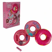 2596 Donut Şekilli 2 Katlı Makyaj Güzellik Seti -sunman - 1
