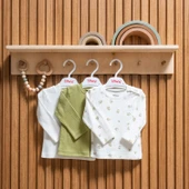 Tiffany Baby Green Plant Theme 3'lü Sweat 48096 - 1