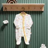 Tiffany Baby Strawberry Organik Theme Fermuarlı Tulum 45040 - 1