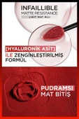 L'Oreal Paris Infaillible Matte Resistance Likit Mat Ruj - 500 Wine Not? 30144491 - 4