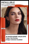 L'Oreal Paris Infaillible Matte Resistance Likit Mat Ruj - 500 Wine Not? 30144491 - 3