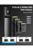 Orico Usb3.2 Gen2 10gbps Type-c M.2 Nvme Ssd Disk Kutusu Alüminyum Siyah thumbnail 6