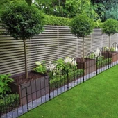 BAHÇE ÇİTİ 10'LU SET 330CM MODEL - 2 SİYAH - 3