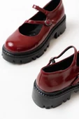 868-756 Bordo Rugan Günlük Yüksek Tabanlı Loafer Ayakkabı - 5