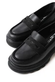 746-759 Siyah Günlük Yüksek Tabanlı Loafer Ayakkabı thumbnail 4