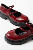 868-756 Bordo Rugan Günlük Yüksek Tabanlı Loafer Ayakkabı - 4