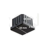 Adilon Tapa, Plastik Sandalye, Profil Tapası 40mm X 40mm İç 10 Adet - 2