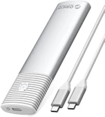 Orico Usb3.2 Gen2 10GBPS Type-C M.2 Nvme SSD Disk Kutusu Alüminyum Beyaz - 1