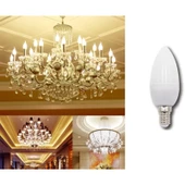 Cata CT-4079 7W E14 LED Buji Ampul 3200K Günışığı Düşük Tüketimli Dekoratif Aydınlatma Lambası - 2