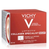 Vichy Liftactiv Collagen Specialist Night 50ml | Yaşlanma Karşıtı Gece Bakım Kremi - 4