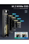 Usb3.1 Gen2 10gbps M.2 Nvme Ssd Disk Kutusu Alüminyum - 3