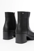 5109-3022 Siyah Fermuarlı Kalın Topuklu Günlük Kadın Bot thumbnail 5