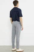 Beli Lastikli Dar Paça Pantolon - Gri - 5