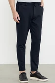 Beli Lastikli Dar Paça Pantolon - Lacivert - 5