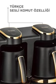Torima 202 Double Sesli Komut Türk Kahvesi Makinesi 250ml+250ml 8 Fincan Kapasiteli thumbnail 5