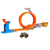 Jbx64 Hot Wheels Monster Trucks Döngü Ve Takla Bigfoot Oyun Parkuru - 4