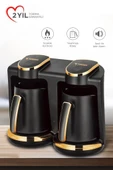 Torima 202 Double Sesli Komut Türk Kahvesi Makinesi 250ml+250ml 8 Fincan Kapasiteli - 1