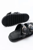 Dm-6010 Casual Women's Slippers With Black Buckle Accessory thumbnail 5