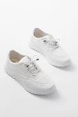 K-504 Beyaz Bağcıklı Desenli Günlük Spor Ayakkabı thumbnail 5