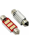 HRPAK Sofit 12 Led Led Canbus C5w Uyumlu  Tavan Plaka Ampül 41mm 2 Adet thumbnail 1