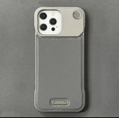 iPhone 16 Pro Max Parfümlü Koku Hazneli MagSafe Uyumlu Deri Kılıf thumbnail 3