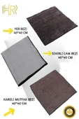 HRPAK ( 3 Adet )missclean Temizlik Başlangıç Seti Cam Bezi , Mutfak Bezi , Yer Temizlik Bezi 40 *40 Cm - 1