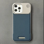 iPhone 16 Pro Max Parfümlü Koku Hazneli MagSafe Uyumlu Deri Kılıf thumbnail 1