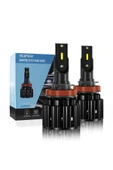 HRPAK H7 Led 12000 Lümen Xenon Led Zenon Far Ampulü S8 Şimşek Etkili thumbnail 1
