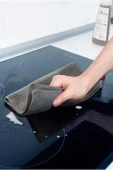 HRPAK Missclean Gri Sihirli Ankastre Ocak Davlumbaz Temizlik Bezi 40*40 Cm ( 3 Adet ) - 4