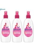 Johnsons Baby Bebek Kolay Tarama Spreyi 200ml 3 Lü Set Işıldayan Parlaklık - 1