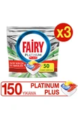 Fairy Platinum Plus 50 Yıkama Bulaşık Makinesi Deterjanı Tableti / Kapsülü X3 - 3