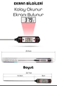 Dijital Gıda Termometresi Sıvı Gıda Et Su Süt Yiyecek Sıcaklık Ölçer Mutfak Için Gıda Termometre 027 - 4
