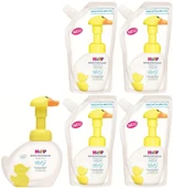 Hipp Babysanft Bebek/Çoçuk El Yıkama Köpüğü 250ML (1 Pompalı+4 Yedek) Avantaj Paket - 1