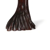 Şapkalı Yalnız Kadın Ahşap Heykel thumbnail 4