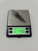 Mızrak Motifli 925 Ayar Gümüş Kolye Ucu 14,50 Gram - 6