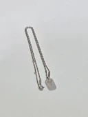 Love U Yazılı 925 Ayar Gümüş Zincir Kolye 4,8 Gram - 4