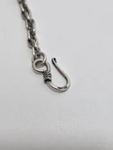 Zincir Motifli 925 Ayar Gümüş Kolye 4mm 19,05 Gram - 4