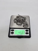 Zincir Motifli 925 Ayar Gümüş Kolye 4,5mm 45,05 Gram - 8