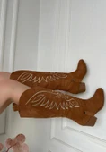 Jilla Taba Süet Tak Çıkar Topuklu Bot Ve Çizme - 3