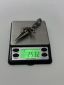 Mırzak Motifli 925 Ayar Gümüş Kolye Ucu 25,3 Gram - 6