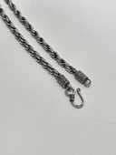Zincir Motifli 925 Ayar Gümüş Kolye 4,5mm 45,05 Gram - 6