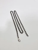 Zincir Motifli 925 Ayar Gümüş Kolye 4,5mm 46,35 Gram - 3