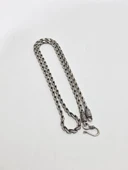 Zincir Motifli 925 Ayar Gümüş Kolye 4mm 38,95 Gram - 2