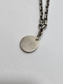 Yaprak Motifli 925 Ayar Gümüş Zincir Kolye 22,30 Gram - 5