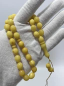 Doğal Kaya Damla Kehribar Tesbih 33lük 16,27 Gram - 1