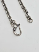 Zincir Motifli 925 Ayar Gümüş Kolye 2mm 19,75 Gram - 3