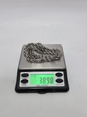 Zincir Motifli 925 Ayar Gümüş Kolye 4mm 38,95 Gram - 8