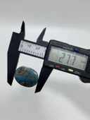 Okyanus Temalı Doğal Kabaşon Firuze Taşı 46,9 Karat - Turkuaz Taşı 9,39 Gram - 4