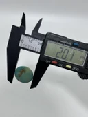 Okyanus Temalı Doğal Kabaşon Firuze Taşı 18,5 Karat - Turkuaz Taşı 3,71 Gram - 4